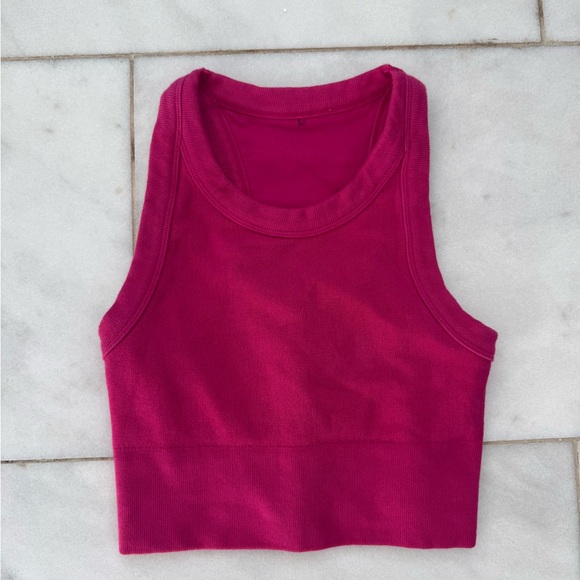 ALO Yoga Fuchsia Tank Top - Picture 2 of 2